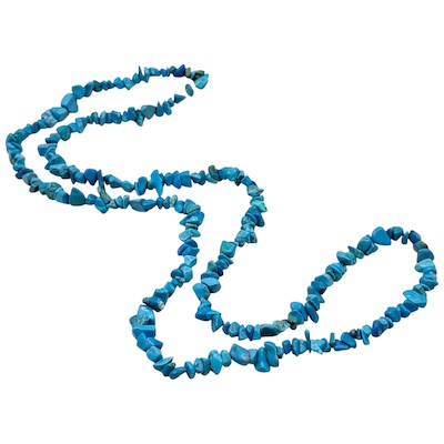 Semi-Precious Turquoise Chip Necklace Strand